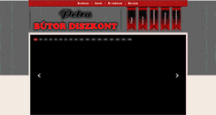 Desktop Screenshot of petrabutordiszkontok.hu